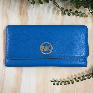 Michael Kors Blue Wallet